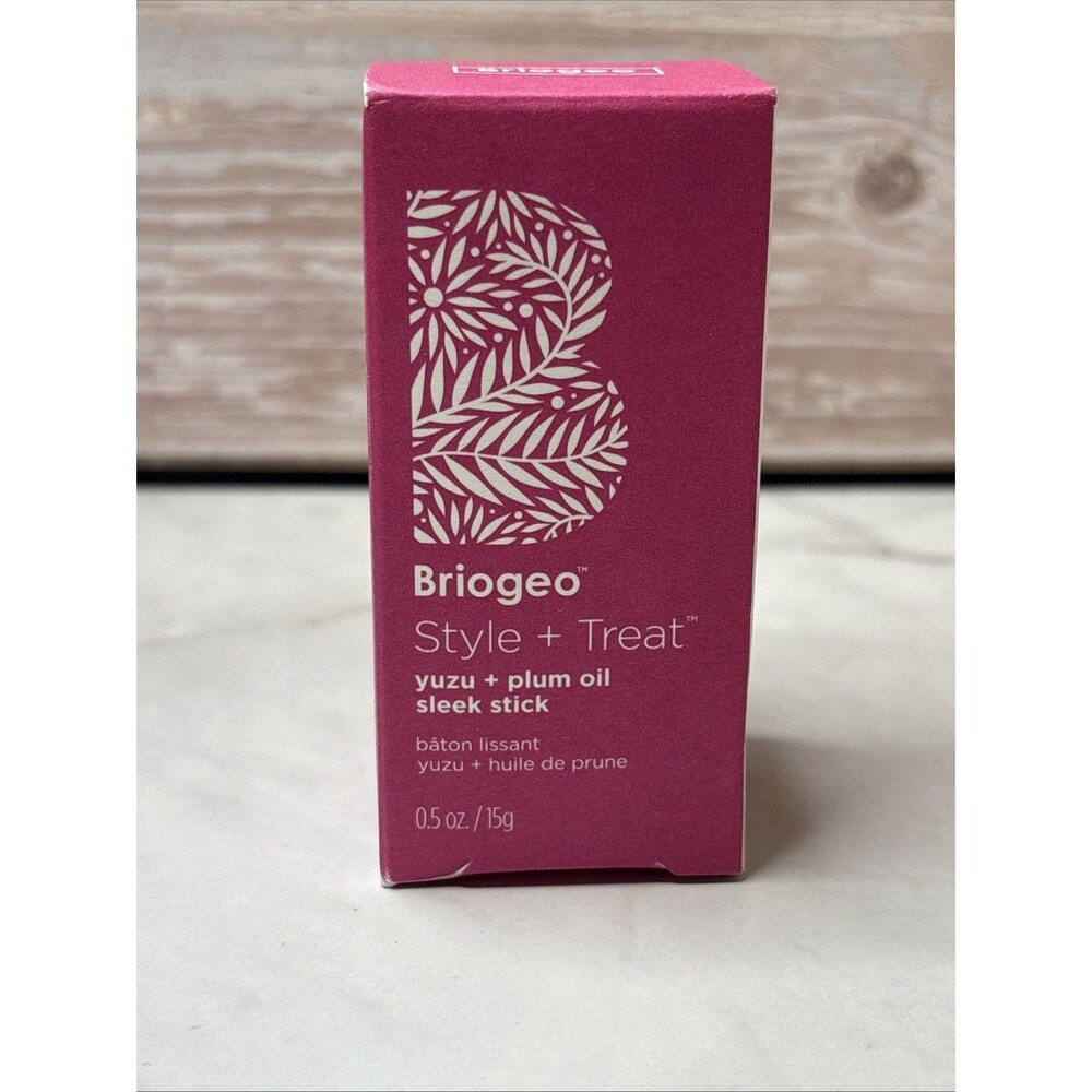 Briogeo Style + Treat Yuzu & Plum Oil Sleek Stick 0.5 oz Full Size NEW